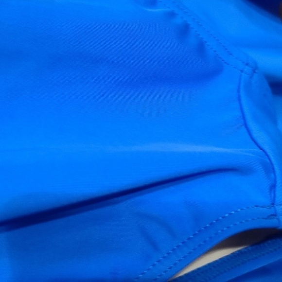 Unbranded Womens Swimsuit/Dress One Piece Royal Blue Underwire Ruched Sz 2X?READ - Picture 6 of 8